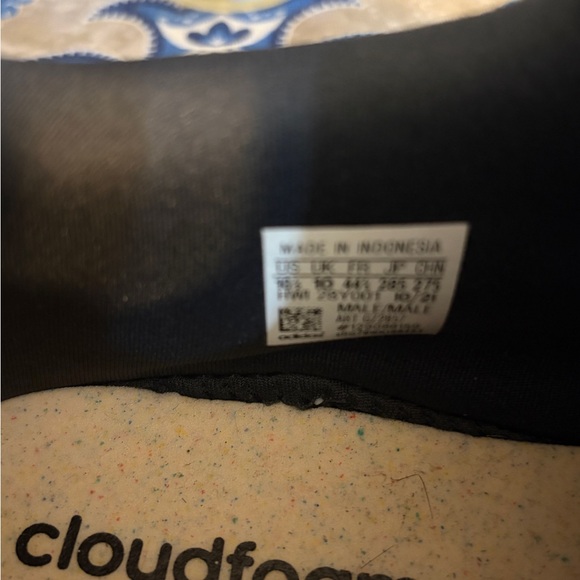 adidas Men's Black Slip-On Sneakers - Picture 3 of 6